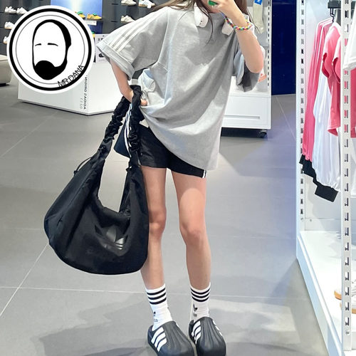 Adidas三叶草云朵包单肩包女运动通勤大容量斜跨包JP0145 JP0146