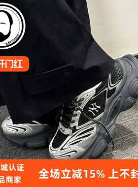 MLB 厚底增高男女运动休闲鞋3ASHWD15N-50BKS-50GRL-50PKL-50BLS