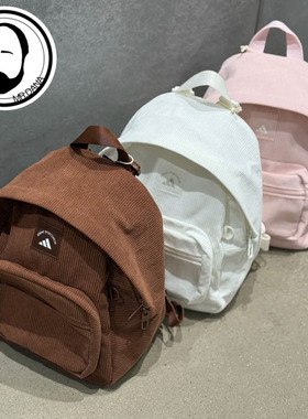 Adidas阿迪达斯女子灯芯绒双肩背包书包 KT0857 KT0855 0856