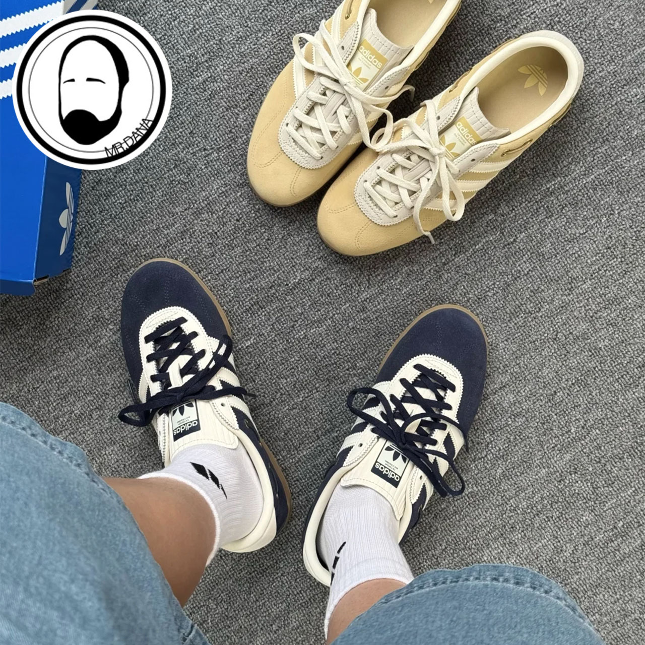 Adidas阿迪达斯三叶草GAZELLE LO PRO男女复古薄底德训鞋 KZ9558 - 实物图