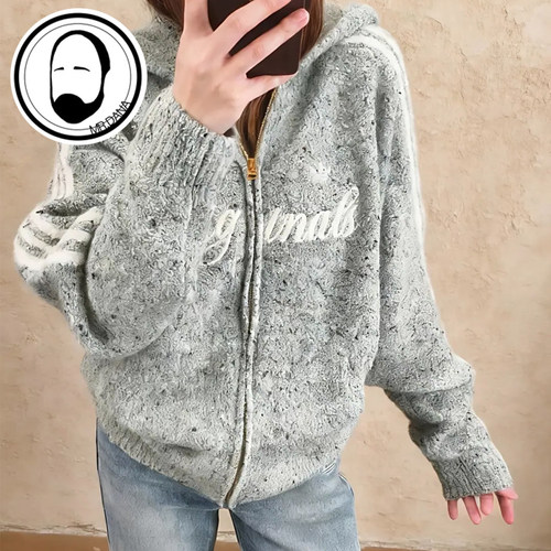 Adidas阿迪达斯三叶草马年新年款男女连帽运动外套KT0717 KT0718