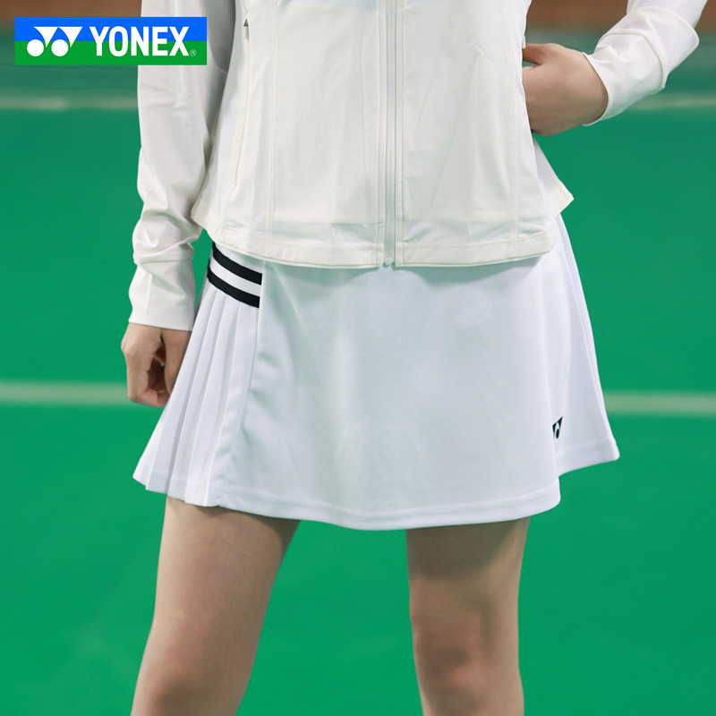 YONEX尤尼克斯羽毛球服yy新款透气易干运动羽网球短裙2200626BCR,运动/瑜伽/健身/球迷用品,羽毛球裙,淘宝优惠券,粉丝福利购,淘宝优惠卷