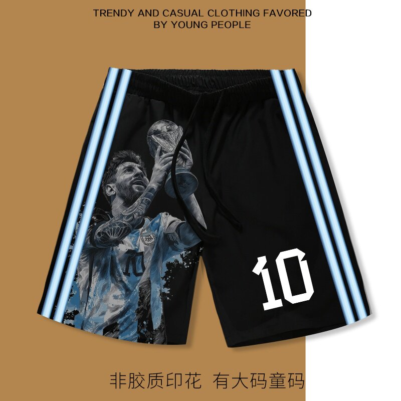 阿根廷梅西球衣足球服世界国家队杯主客场比赛训练服五分裤短裤