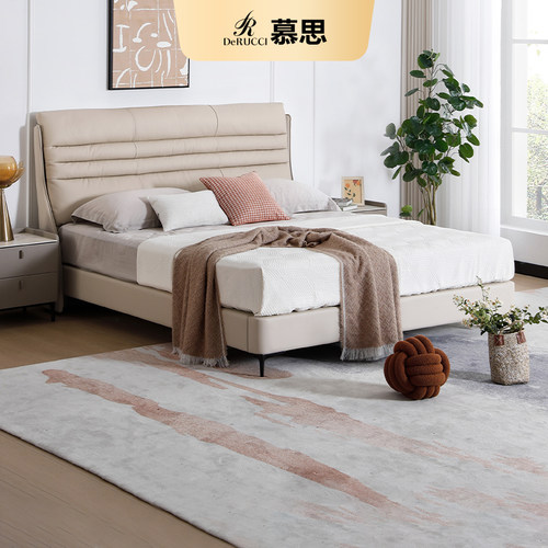 BCW1-110简约真皮软床