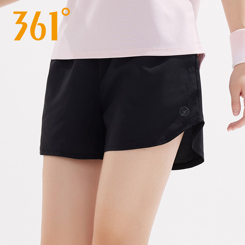 361运动短裤女速干2025夏季新款三分裤外穿361度冰丝健身跑步裤子