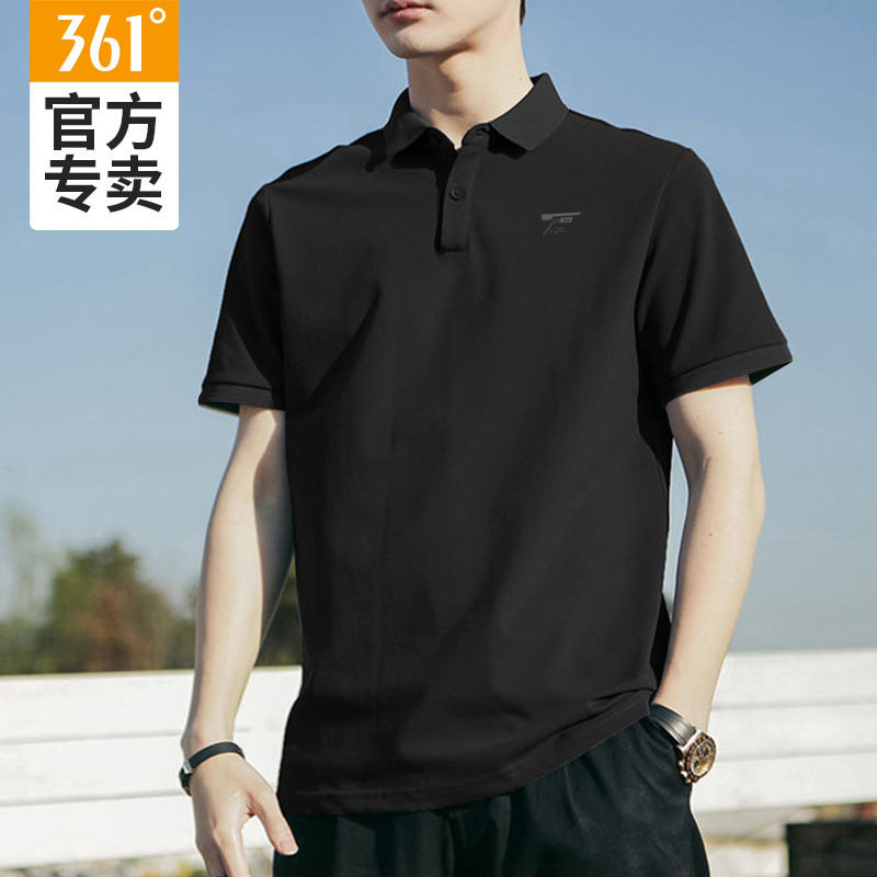 361运动polo衫男短袖翻领T恤2026夏季新款361度男士半袖健身上衣