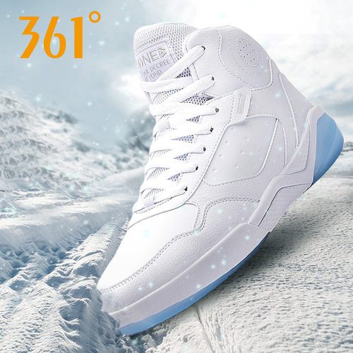 361冬季加绒男鞋运动鞋高帮棉鞋