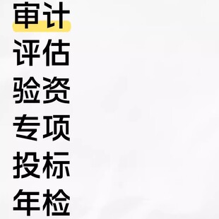 财务年度招投标审计验资资产评估房产评估咨询报告书代做清算注销