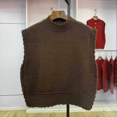 半高领背心毛衣休闲上衣韩系