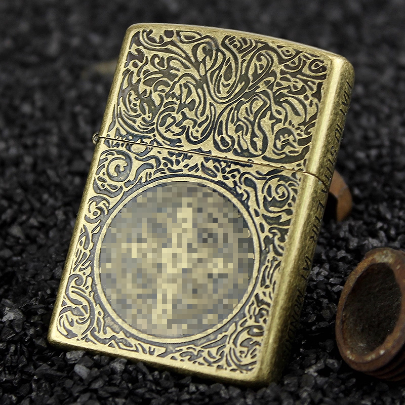 佐罗康斯坦丁双面雕刻煤油打火机