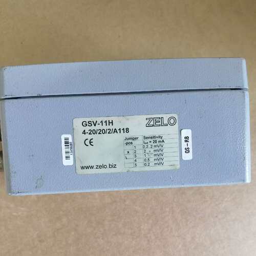 议价德国ZELO放大器GSV-11H 4-20/20/2/A可维修
