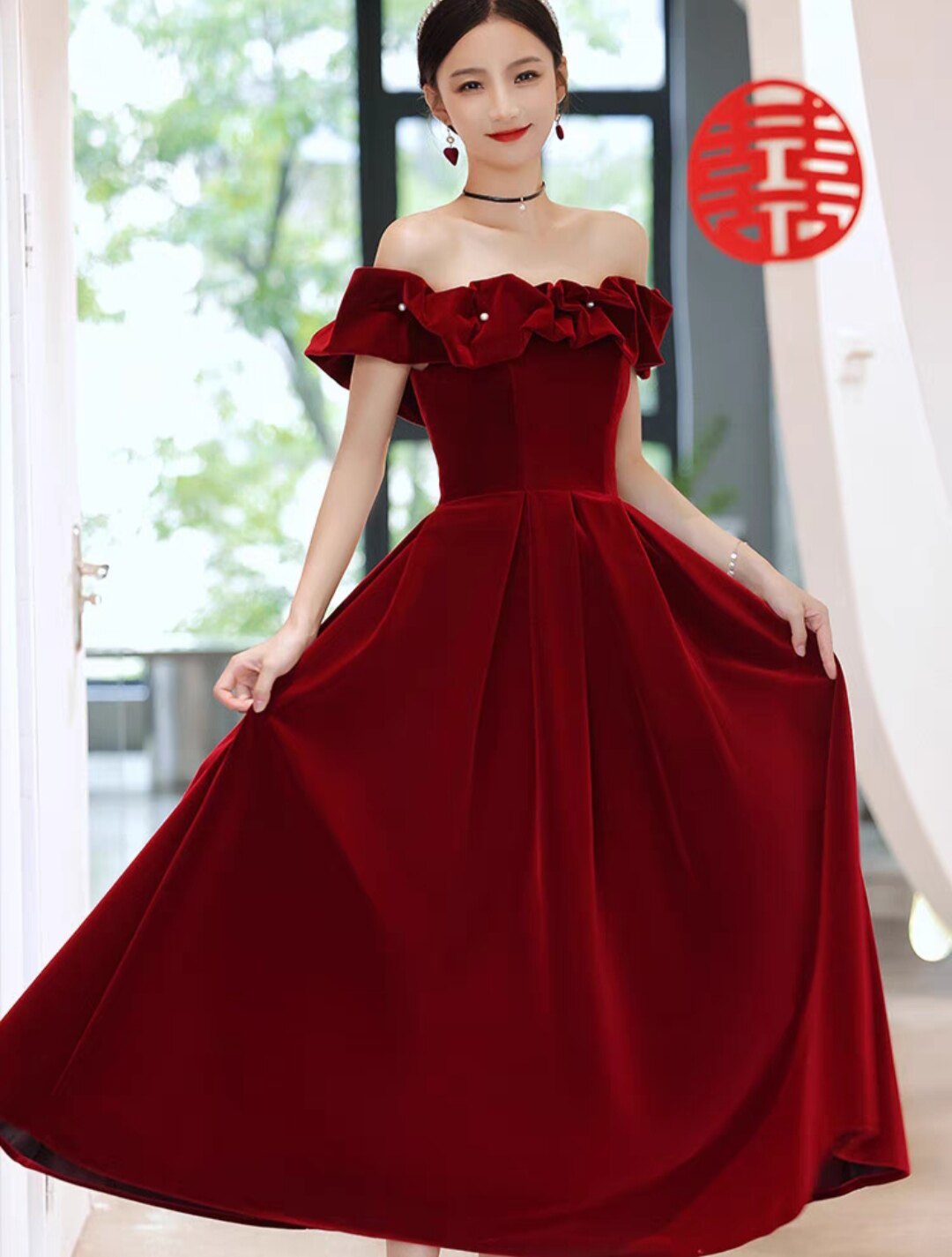 出租赁晩礼服敬酒服订婚回门年会宴会主持生日服装蒙自个旧建水