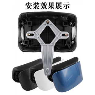 适用爱玛宽孔靠背破冰雷拉爱朵爱萌卫士海绵垫子后盖专用小支架