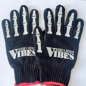 可批 保暖促销 日本杂志款 潮牌黑色动漫BIG运动手套防滑男士