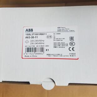 原装 A63 AC220V ABB交流接触器