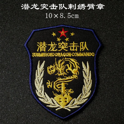 定做定制个性创意魔术贴士气章背包贴章臂章战术徽章潜龙队微章