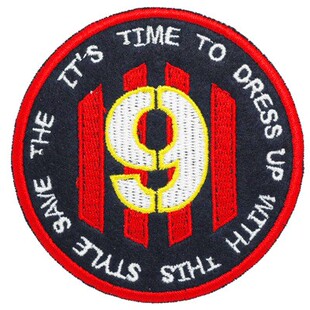 刺绣圆形外贸衣服贴章设计各类臂章魔术贴徽章定做logo臂贴胸贴