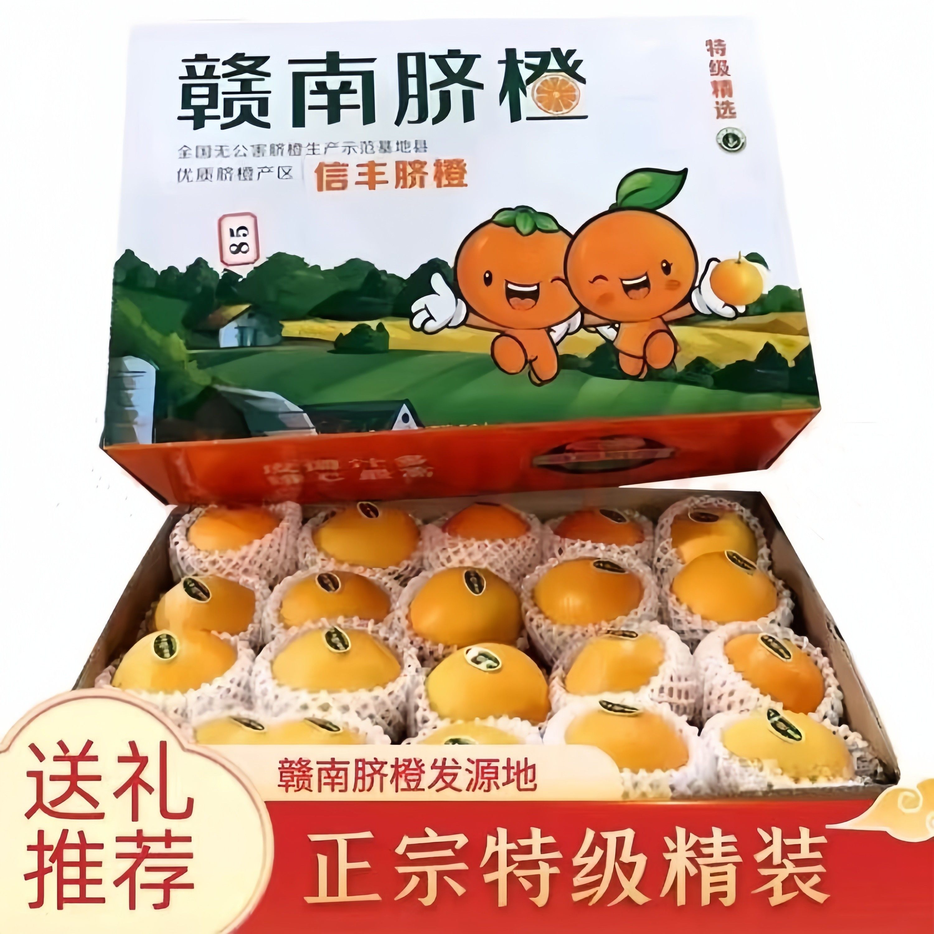 正宗江西赣南信丰脐橙新鲜甜橙子高端礼品装当季水果产地果园包邮,水产肉类/新鲜蔬果/熟食,橙,淘宝优惠券,粉丝福利购,淘宝优惠卷