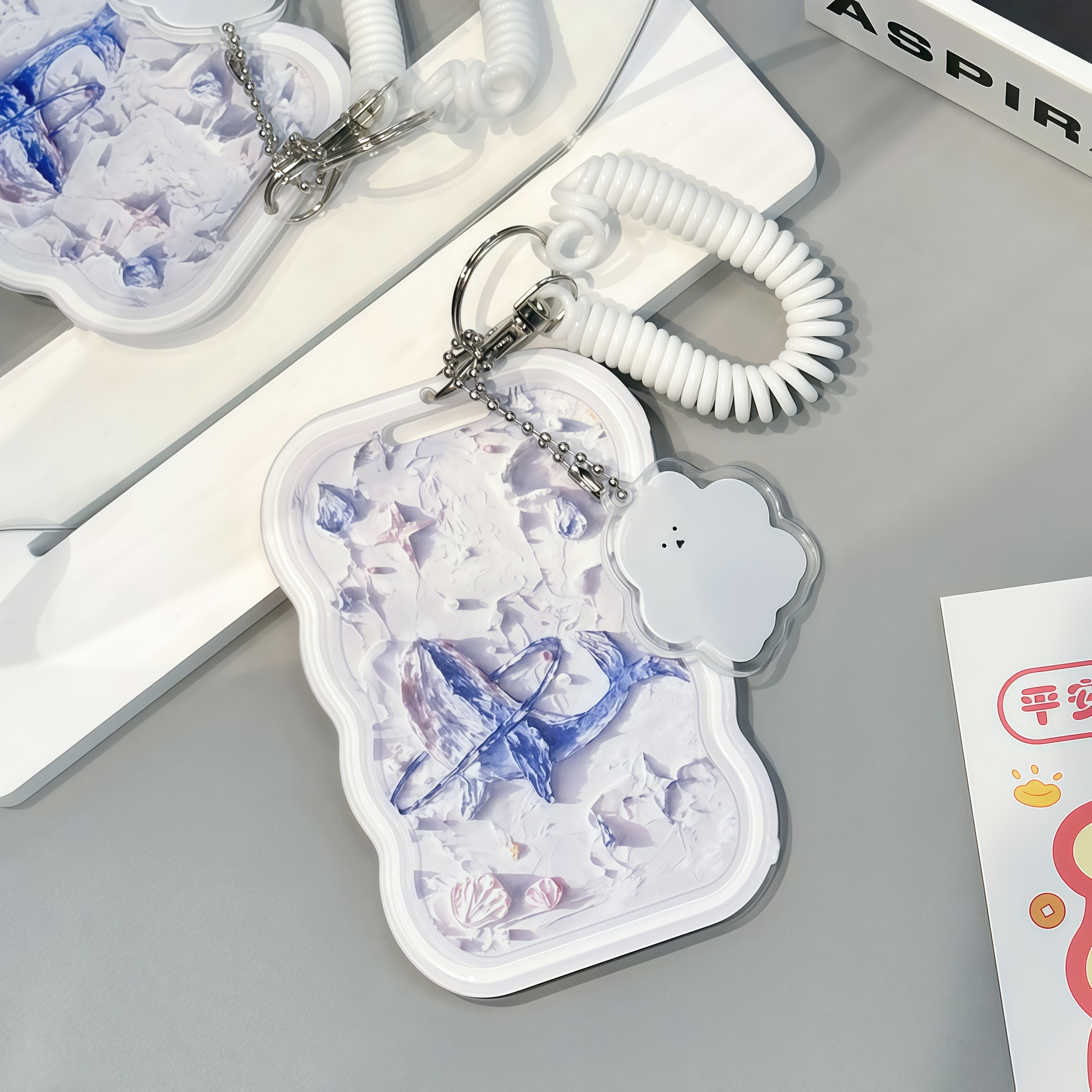 高级感ins公交油画鲸鱼小众手绳