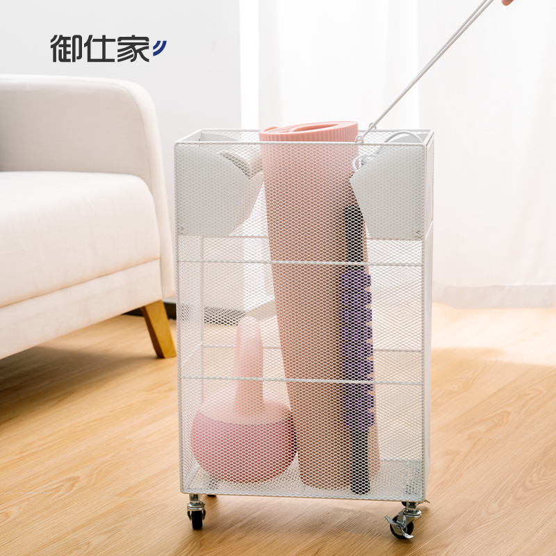 御仕家窄缝带轮瑜伽运动器材收纳