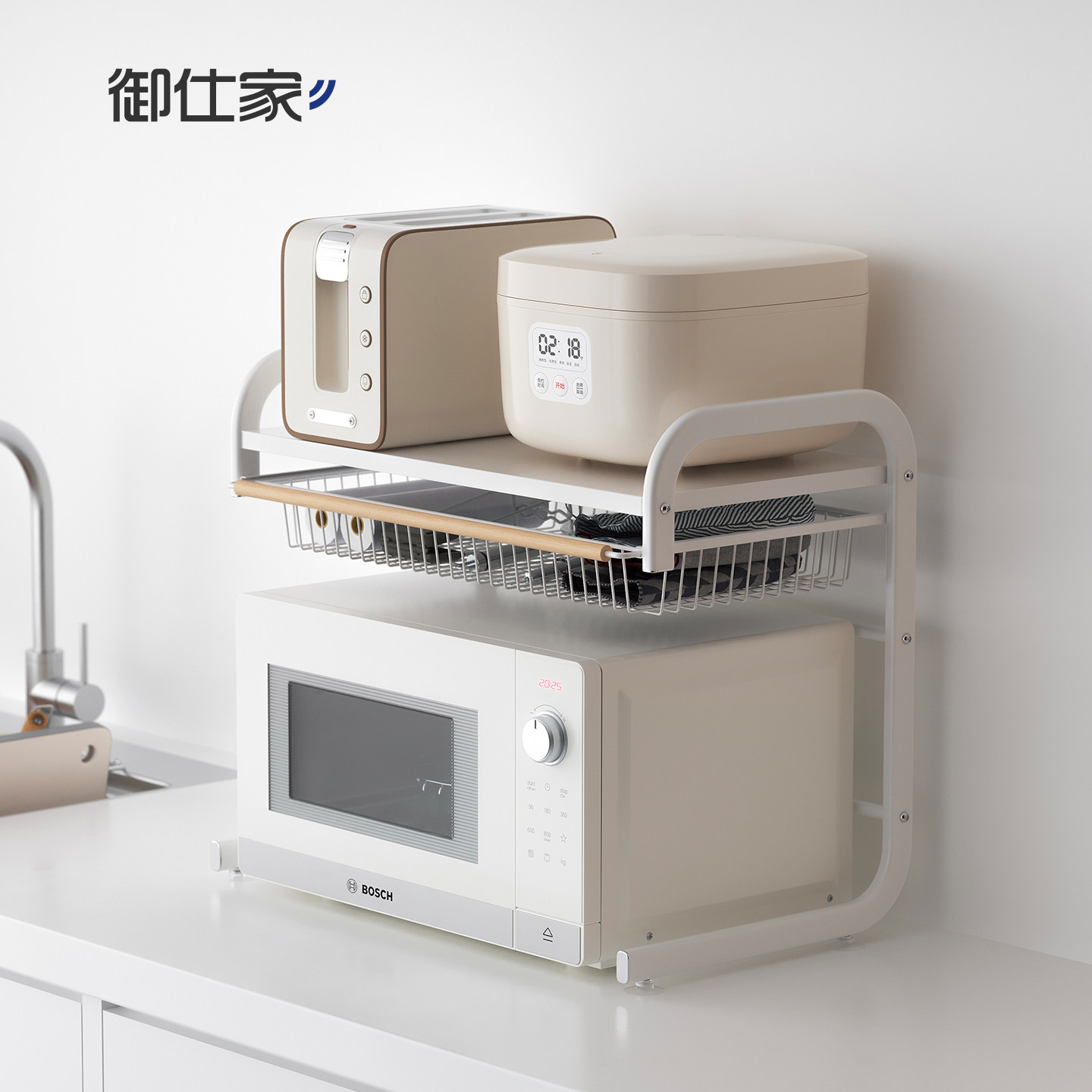 多层收纳空间翻倍可放多种物品图片