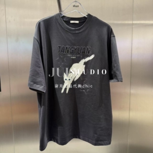 zzit 柒月專柜正品 895 25秋2 1貓咪T恤上衣三色 3J3B304