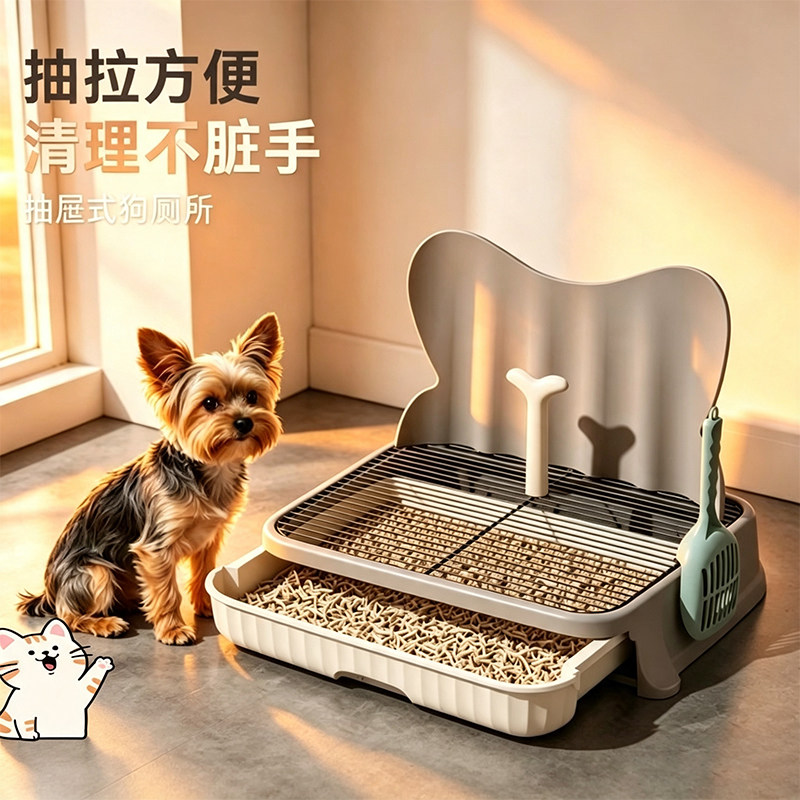 狗狗厕所小中大型犬狗厕所防踩屎防溅出定点厕所宠物厕所用品大全
