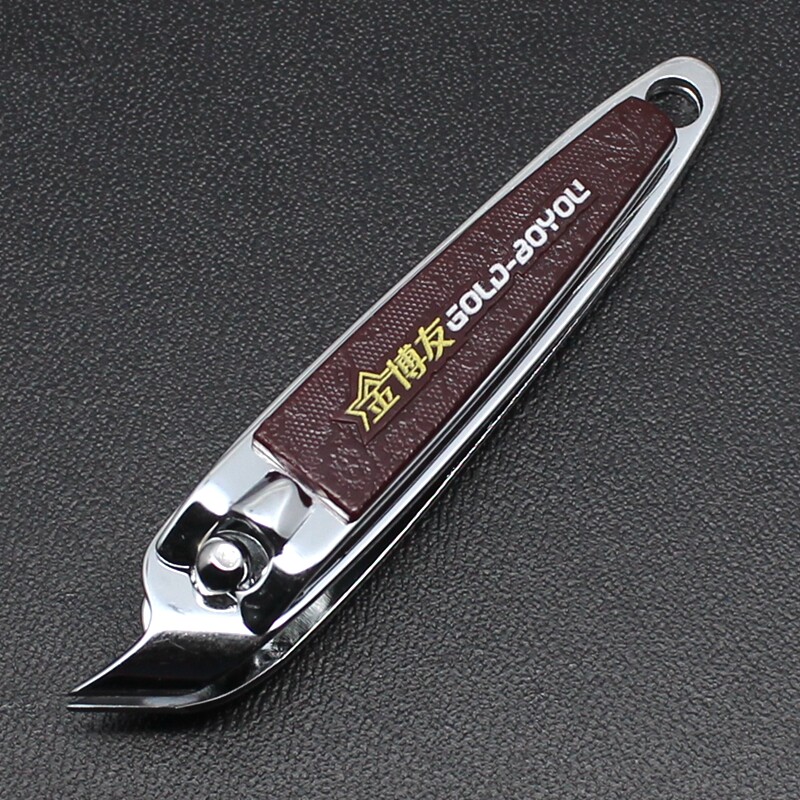 金博友大号斜口指甲钳家用成人斜剪个性大指甲刀修甲美甲工具图片