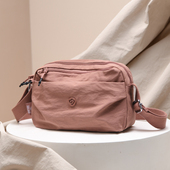 斜挎包包女牛津布百搭女士包捷朗仕2025新款 多层小巧帆布单肩小包