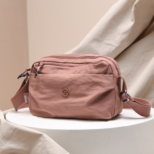 斜挎包包女牛津布百搭女士包捷朗仕2025新款多层小巧帆布单肩小包