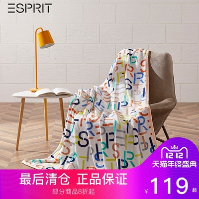 ESPRIT冬季法兰绒LOGO&条纹