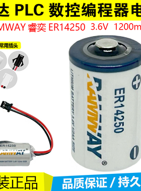 睿奕ER14250台达伺服电池数控机床PLC1/2aa探头3.6v水表ETC锂电池