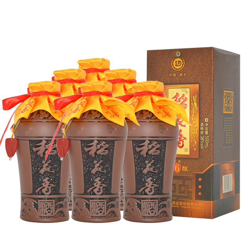 稻花香酒金装陈酿638度浓香型