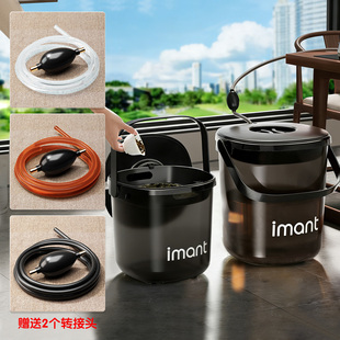 茶盘排水管带桶一套茶具用品大全茶台下水软管吸水球茶桌茶几配件