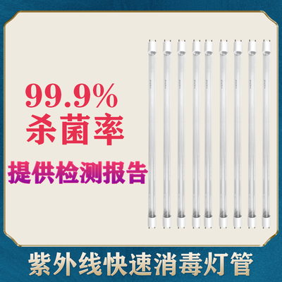 T8紫外线消毒灯灯管幼儿园石英杀菌灯管医疗专用ZW30S19W臭氧UV灯