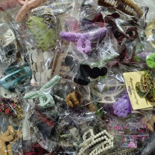 一斤独立包装 韩版混款大中抓夹头饰发夹抓夹顶夹刘海夹冲凉夹