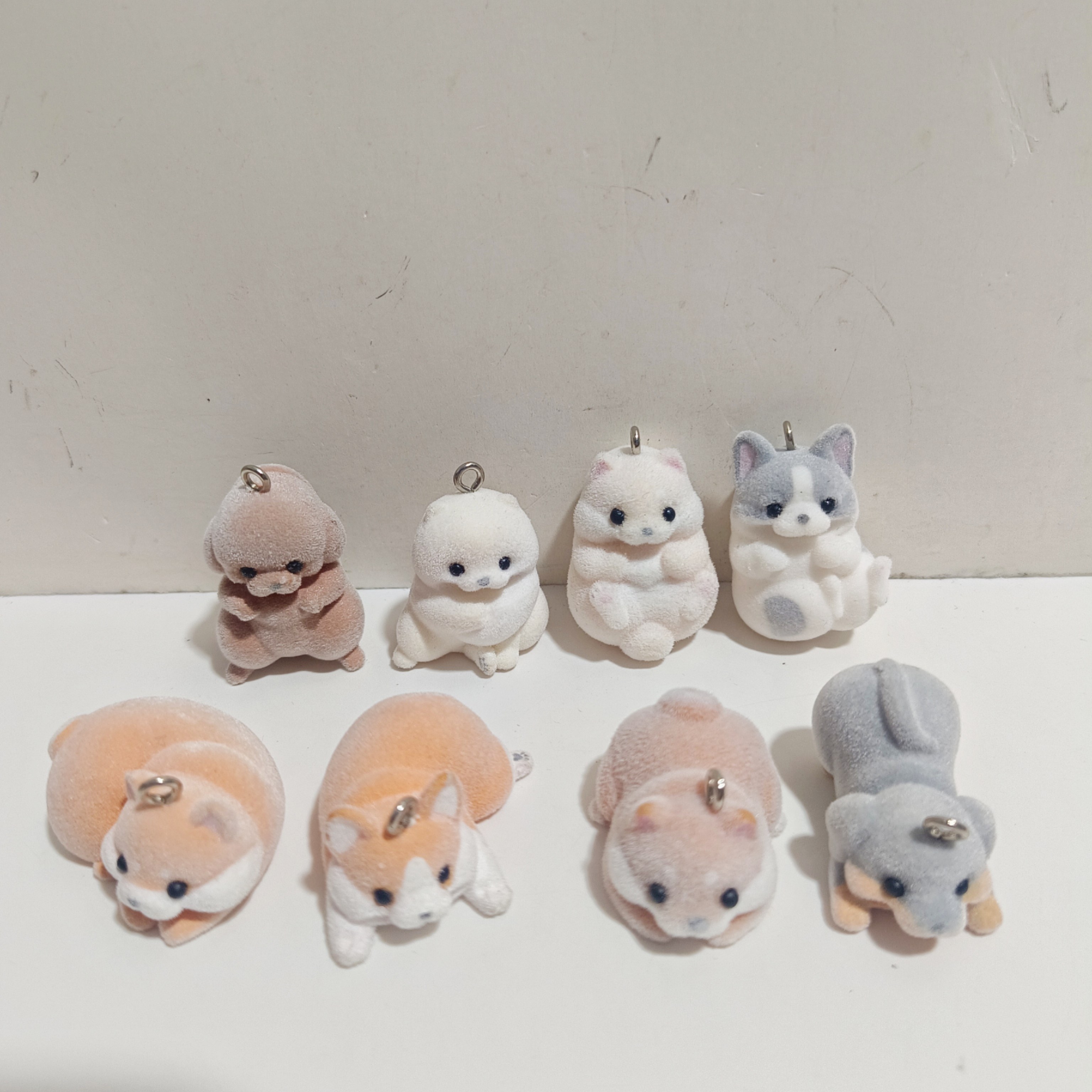 半斤装 植绒可爱卡通吊坠diy钥匙扣挂饰挂件装饰饰品配件