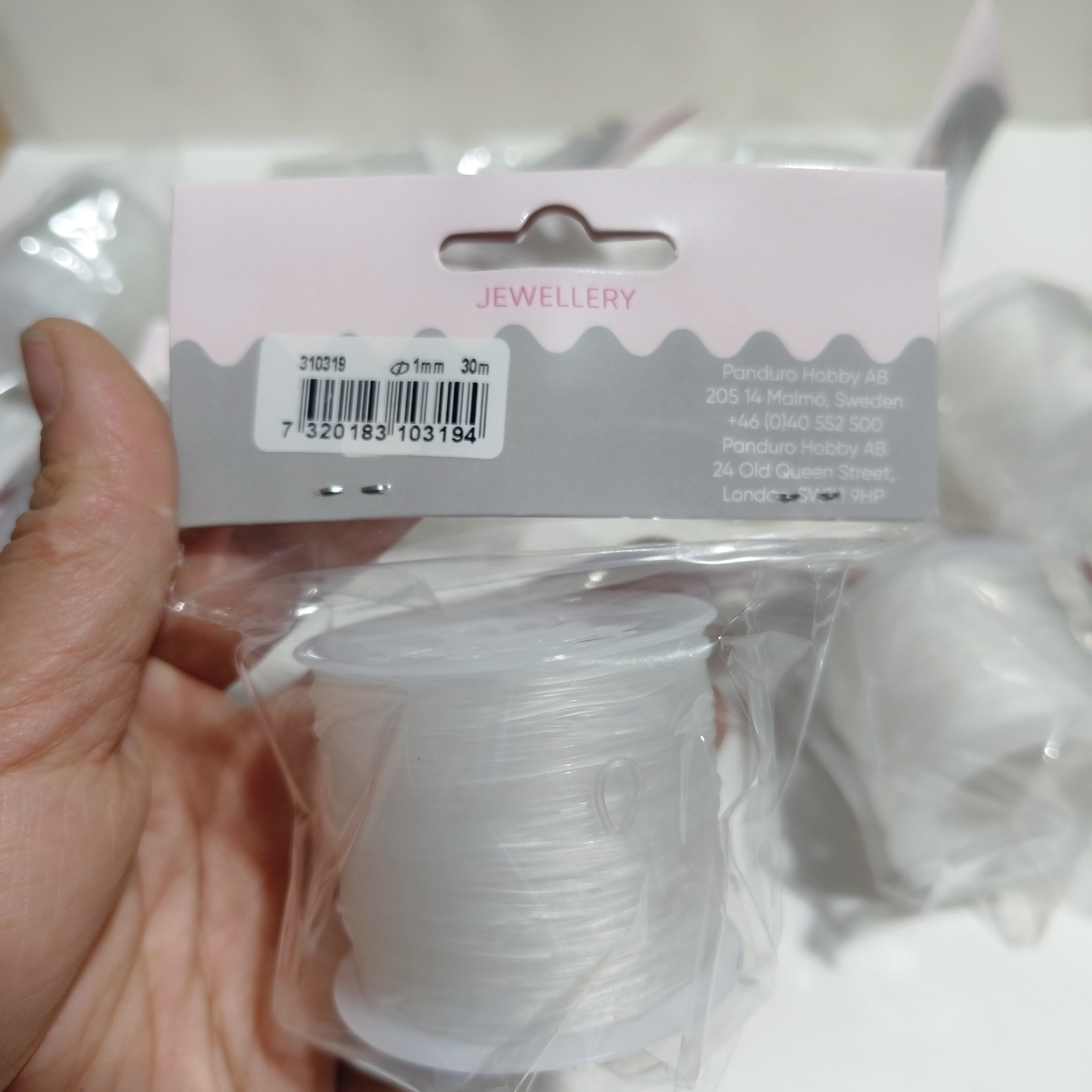 透明水晶弹力线手串绳穿珠子的串珠绳佛珠文玩线耐磨手链绳