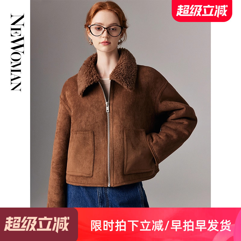 皮毛一体外套女羊羔毛海宁皮草