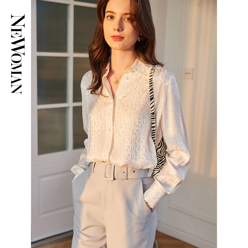 重磅真丝衬衫女桑蚕丝大牌长袖2021年春季新款高级感时尚气质上衣