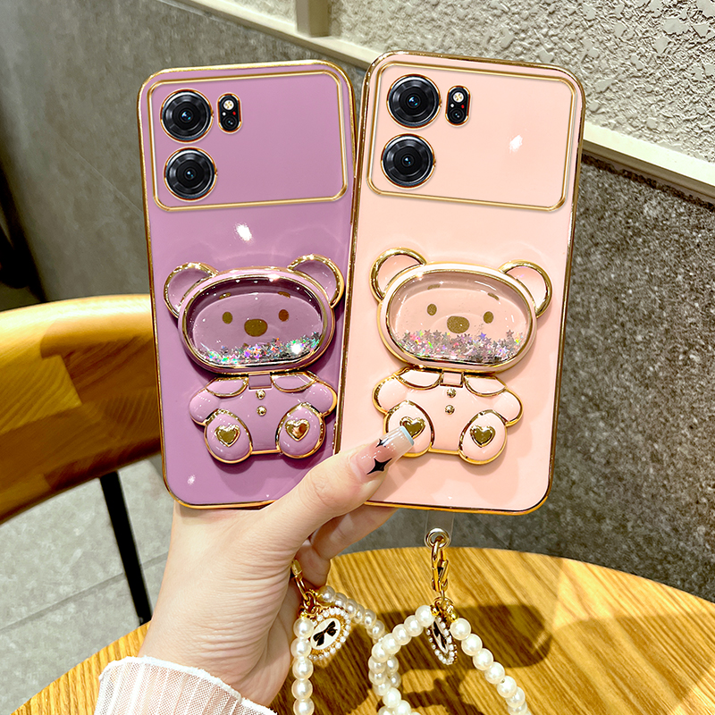 oppok10pro电镀卡通补妆镜