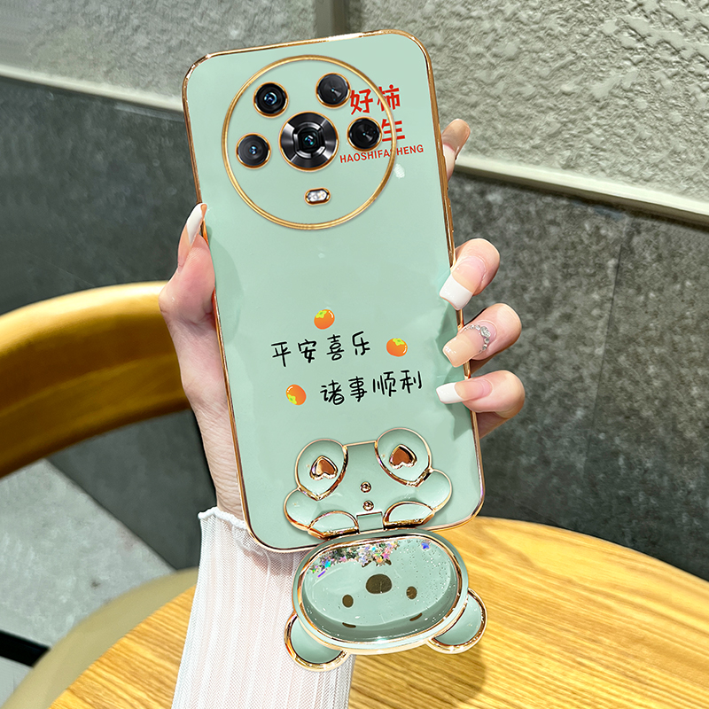 华为荣耀magic3pro电镀卡通