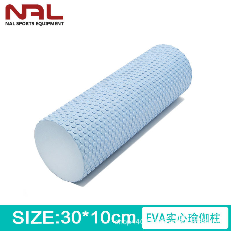 30*10CM实心瑜伽柱泡沫轴肌肉按摩放松按摩滚轴家用EVA健身滚轴