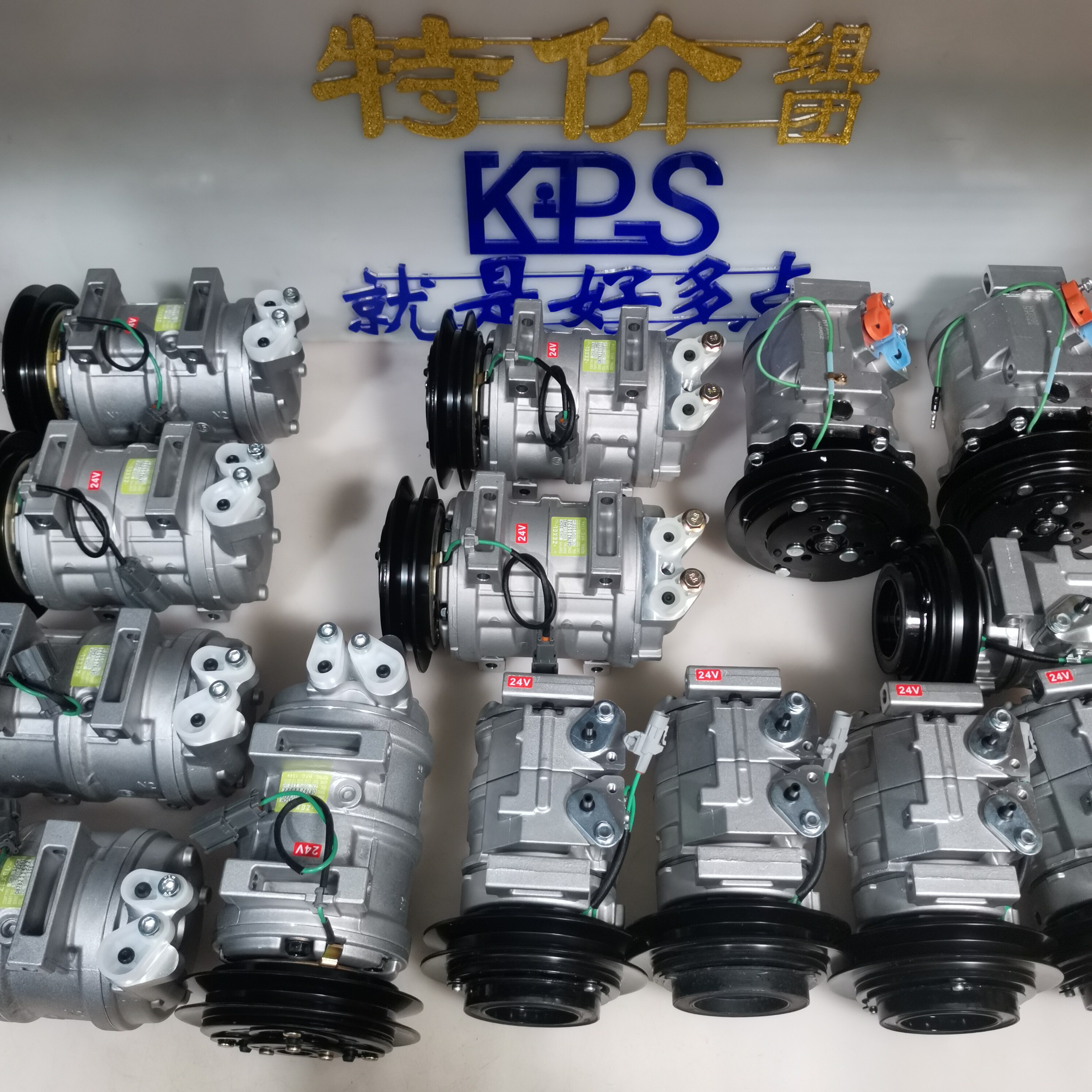 推荐日立 470挖掘机五十铃450 配件  空调 压缩机 冷气泵  工程机