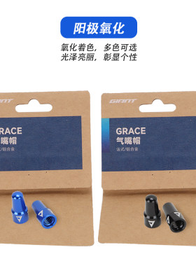 giant捷安特自行车气门帽铝合金