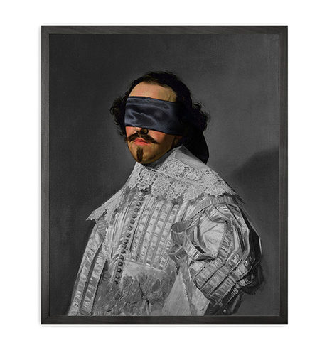 英国Mineheart Blindfold -5 Framed Printed 蒙住眼睛装饰画