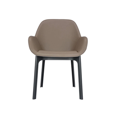 意大利Kartell 扶手椅子现代复古 CLAP Ecopelle创意设计进口欧式