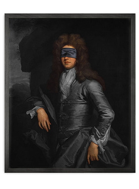 英国Mineheart Blindfold -3 Framed Printed 蒙住眼睛装饰画