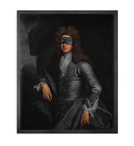 英国Mineheart Blindfold -3 Framed Printed 蒙住眼睛装饰画
