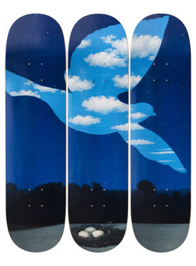 比利时The Skateroom装饰滑板RenéMAGRITTE勒内马格利特Leretour
